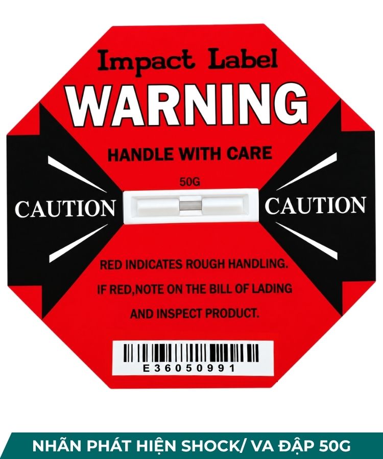 Nhãn phát hiện va đập Impact Label 50g