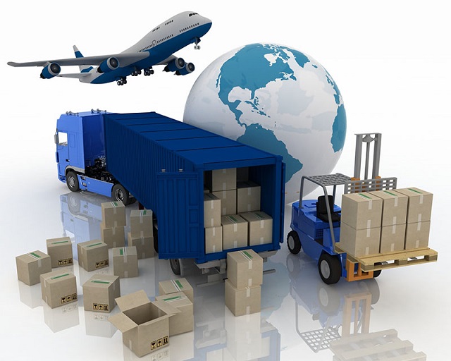 Hàng hóa được vận chuyển toàn cầu