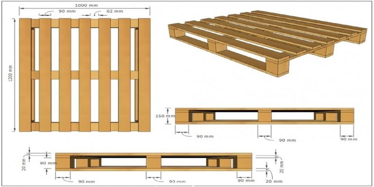 Pallet gỗ thông nhập khẩu